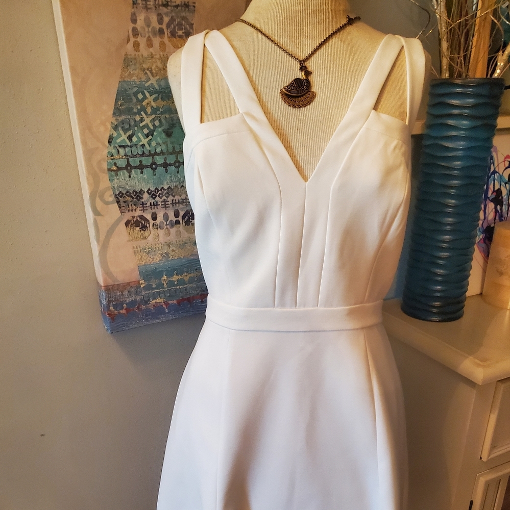 BCBG White Dress...size 8